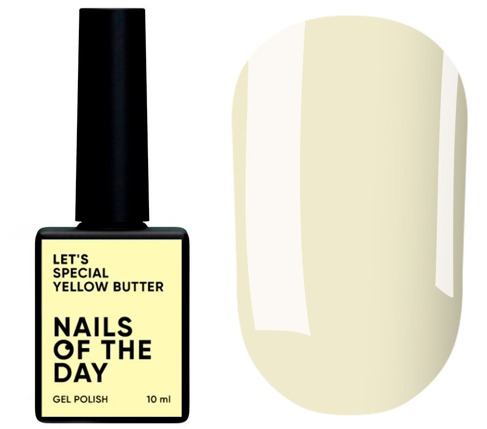 Nails Of The Day Гель-лак для нігтів Let’s special Yellow Butter, 10 мл