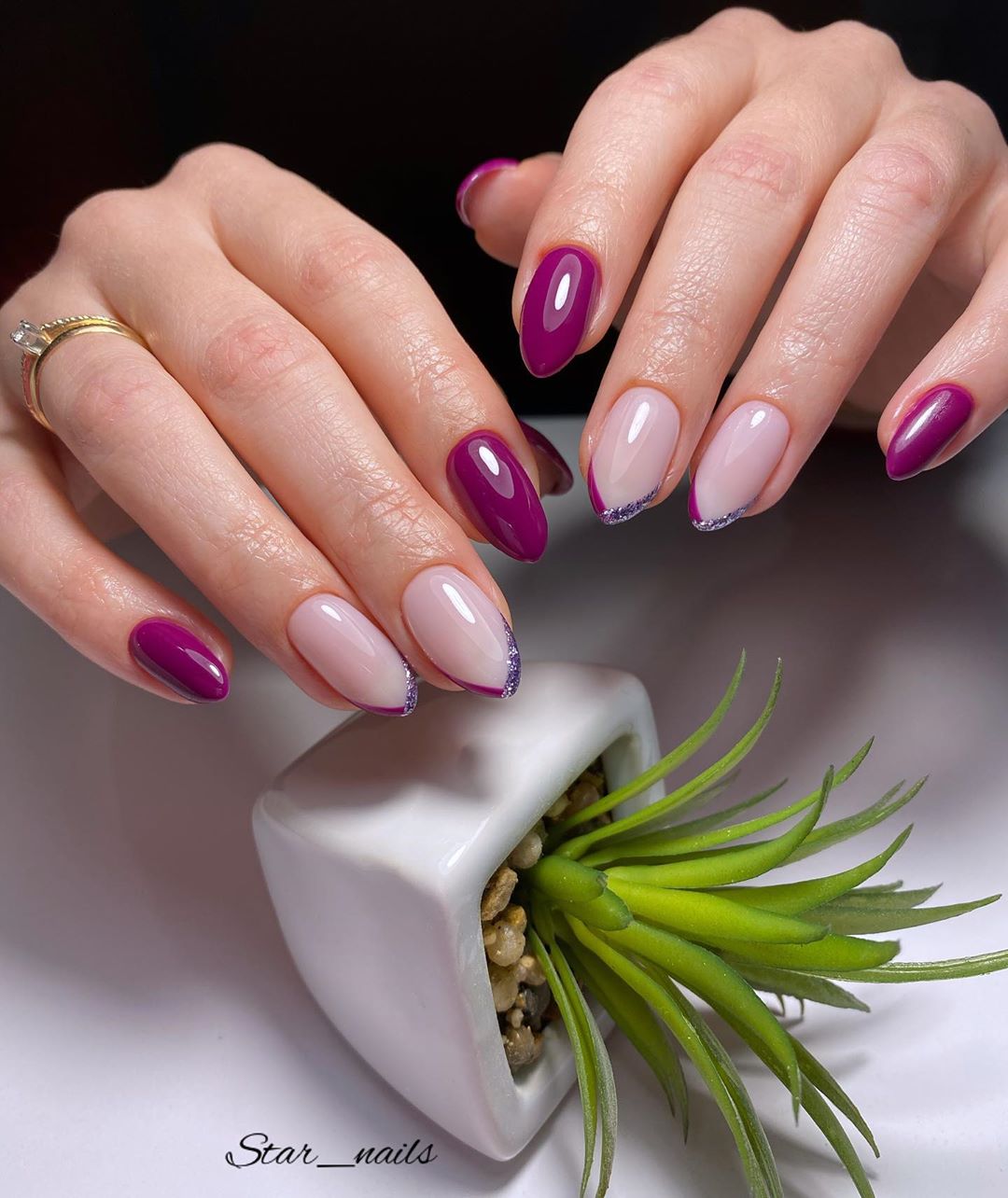 Kira Nails gel varnish No. 062 (rich purple, enamel), 6 ml