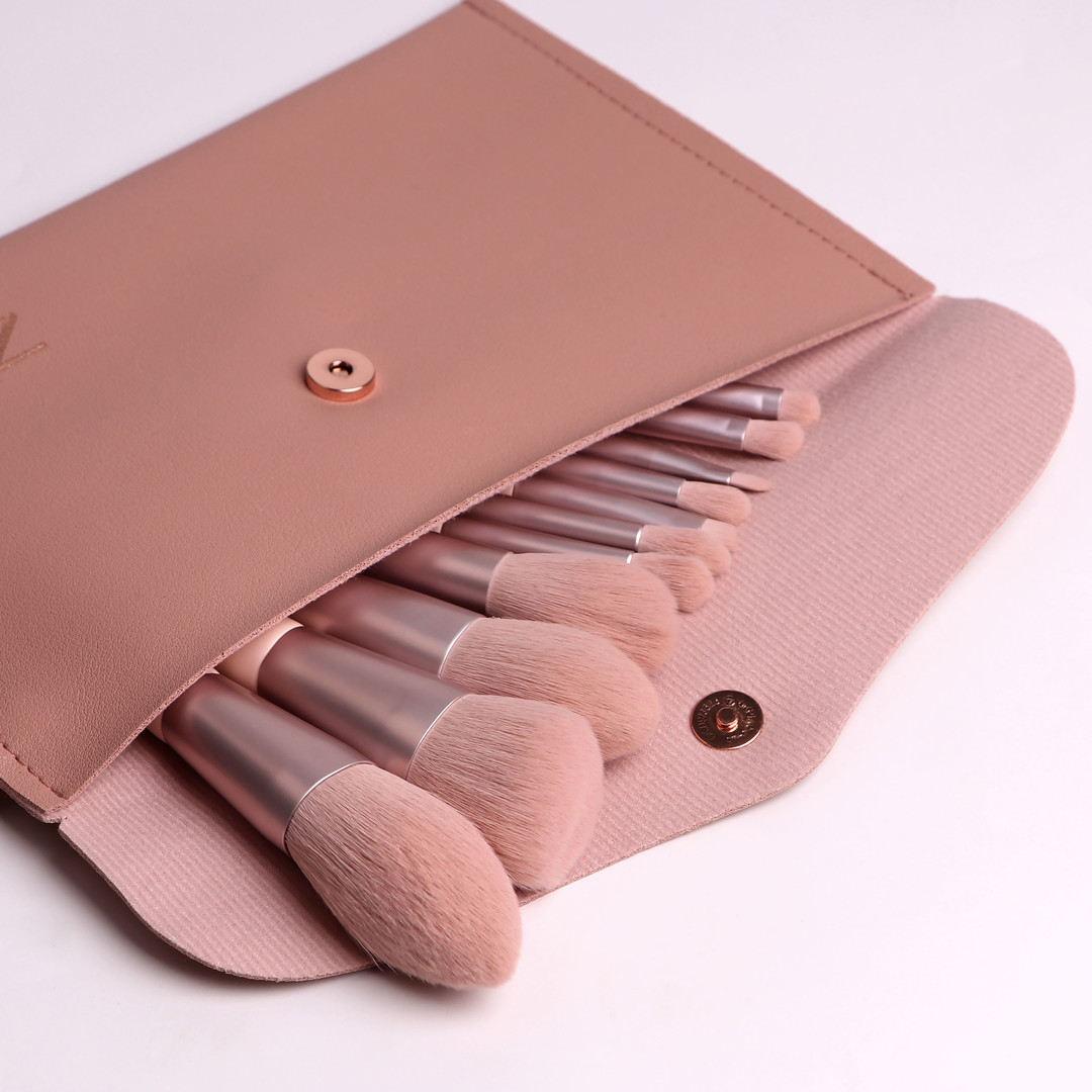 ZIDIA набір пензлів для макіяжу "Makeup Brush Set" в чохлі, 11 шт
