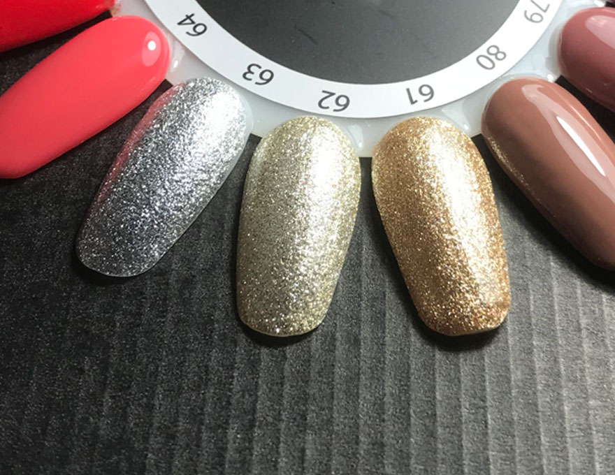 Гель-лак Couture Colour №063 (серебристый с блестками), 9 мл