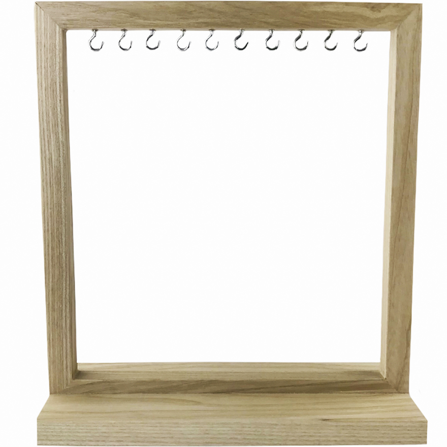 Stand for types, unbranded, wood (beige) Stand for types, unbranded, wood (beige)