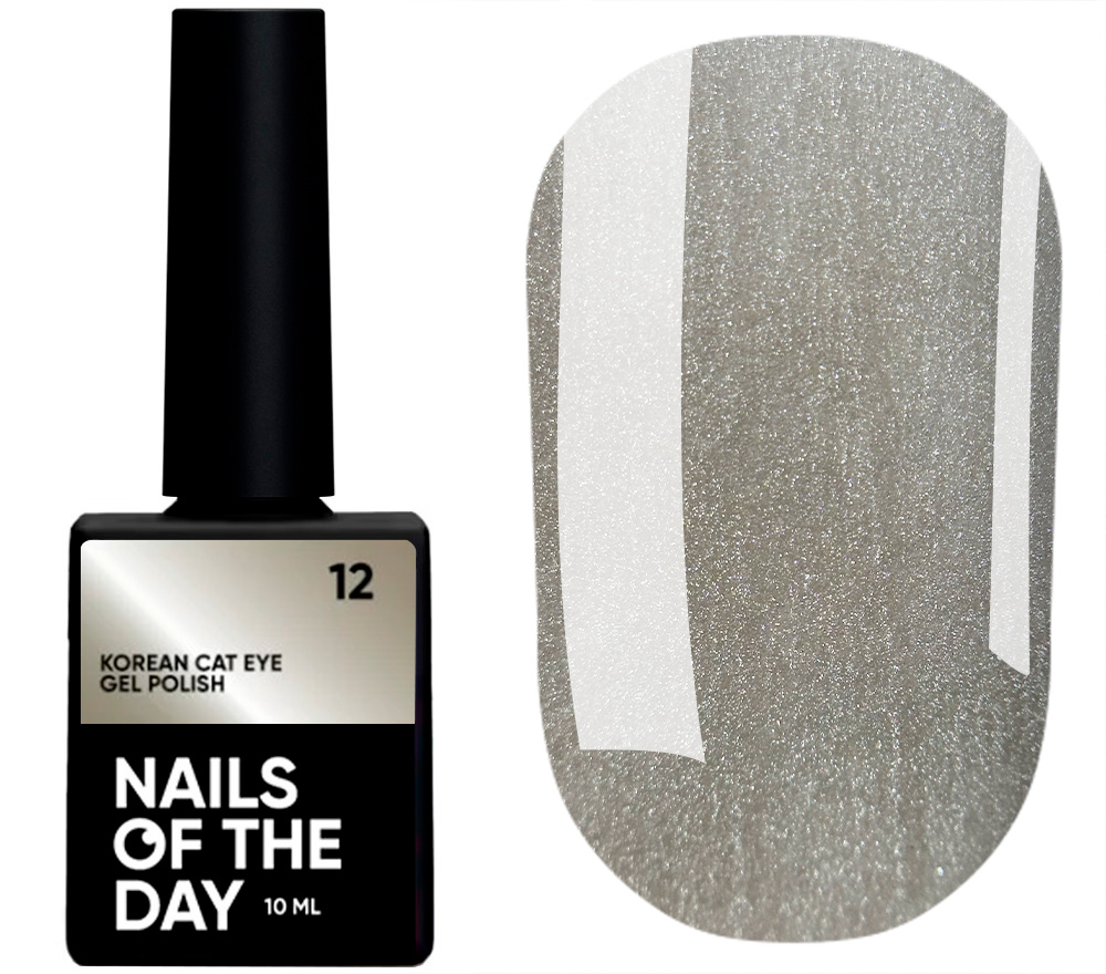 Nails Of The Day Гель-лак Korean cat eye 12, 10 мл Nails Of The Day Гель-лак Korean cat eye 12, 10 мл