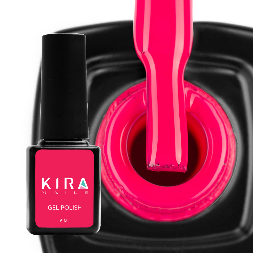Гель-лак Kira Nails №175 (полуничний сорбет, емаль), 6 мл