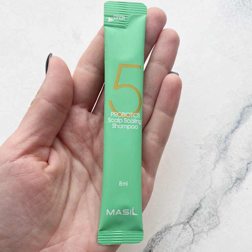 Masil 5 Probiotics Scap Scaling Shampoo - deep cleansing shampoo for hair with probiotics, 8 ml