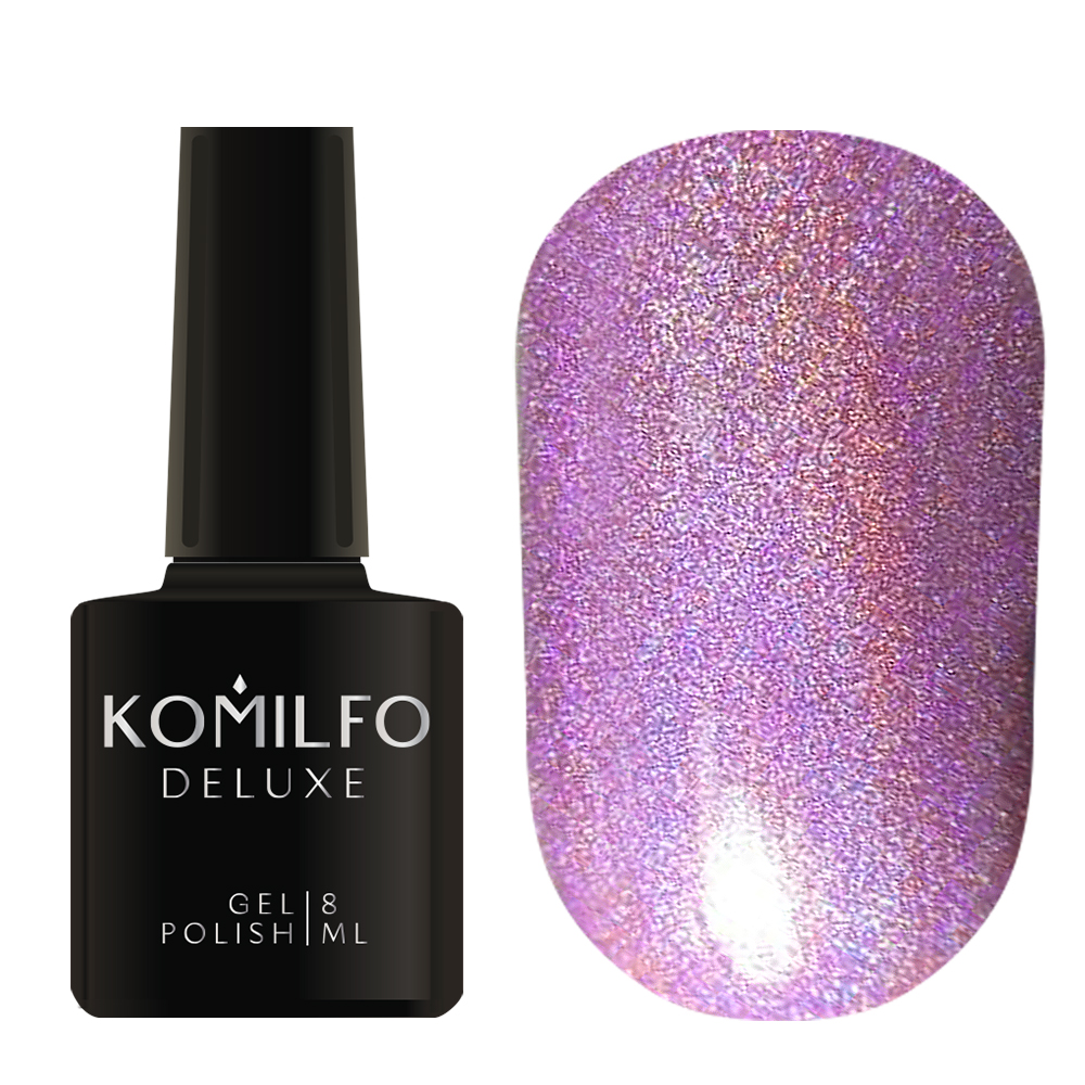 Гель-лак Komilfo Holographic 005 (ліловий), 8 мл