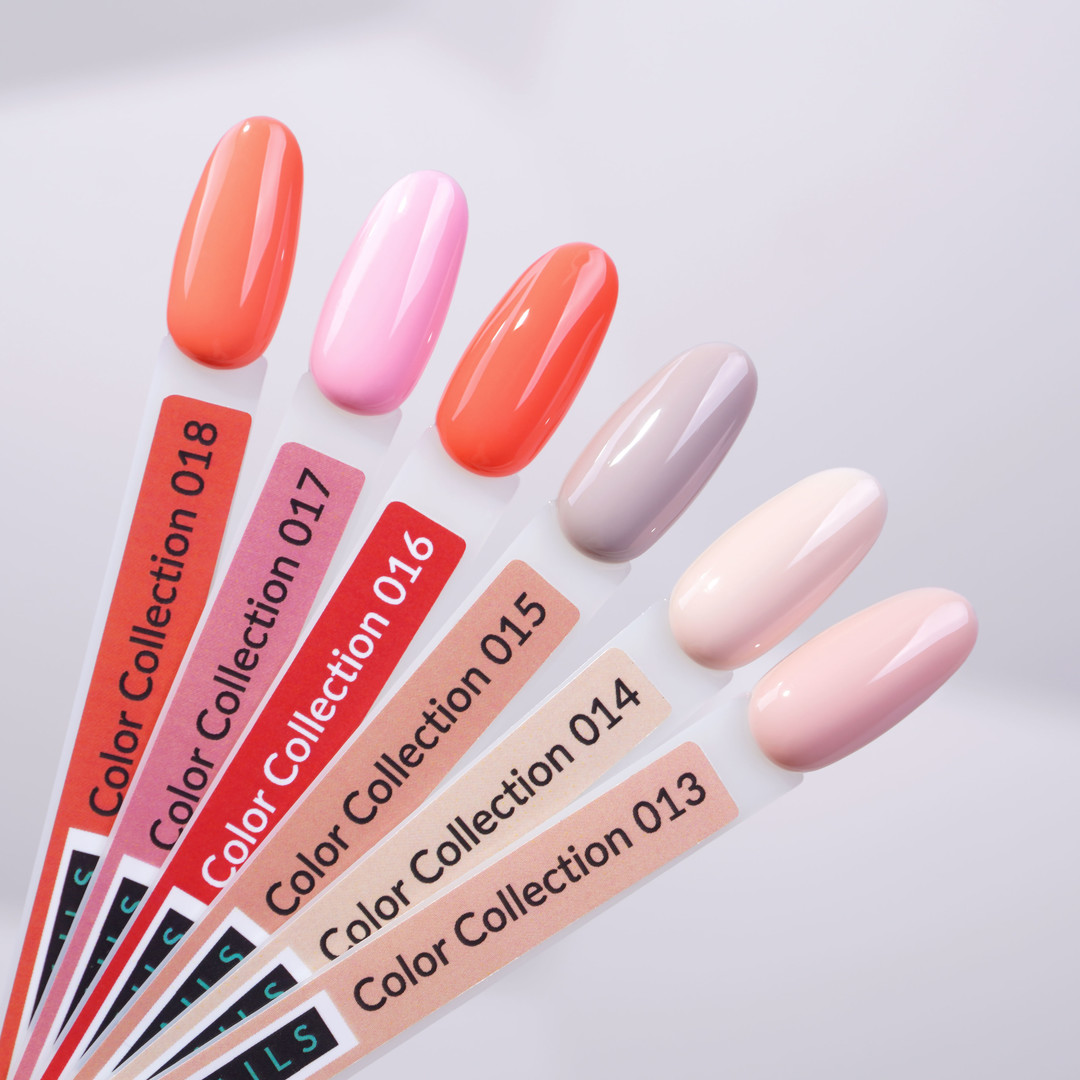 Kira Nails gel varnish No. 013 (light peach-pink, enamel), 6 ml