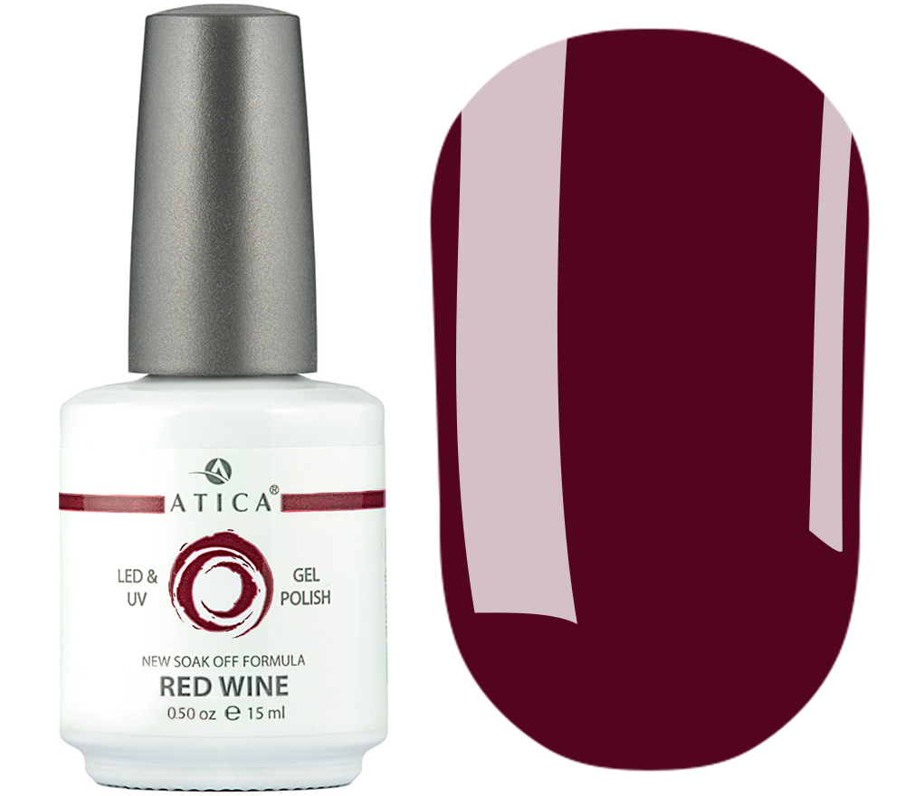 Гель-лак Atica GPM017 Red Wine, 15 мл