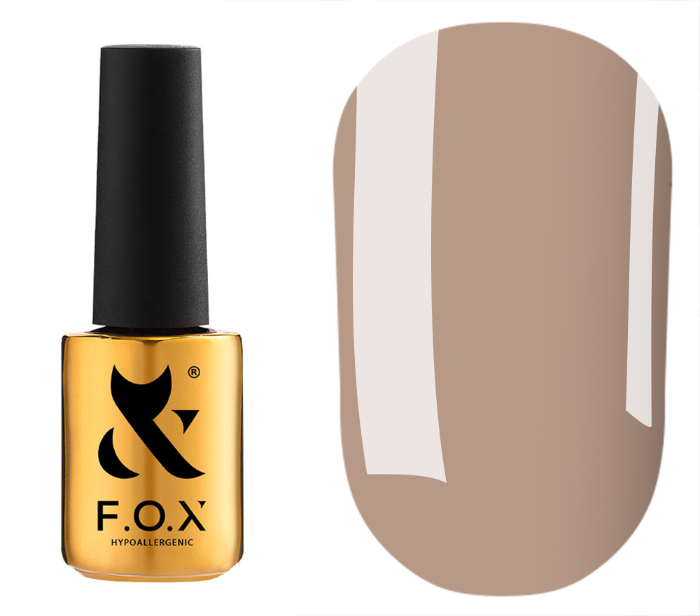 FOX Spectrum gel varnish No. 098 (beige, enamel), 7 ml