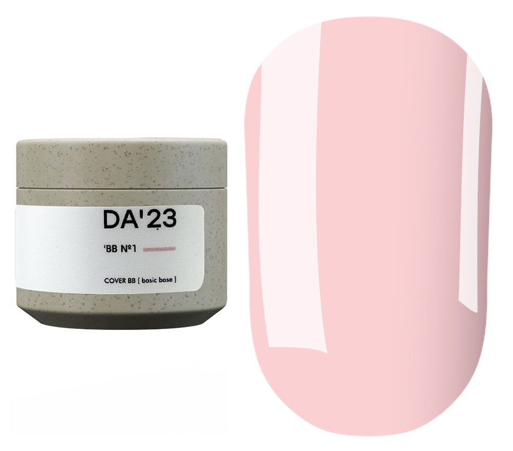 DA_23 Colored base Cover Base BB №1, 15 ml