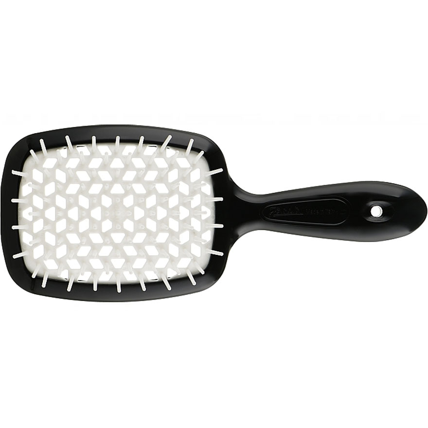 Janeke Superbrush Hairbrush Black and White
