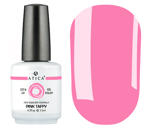 AticaPink Taffy GPM148 gel varnish (pastel hot pink, enamel), 7.5 ml