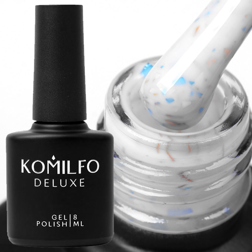 Komilfo Potal Base P008 (milky with blue-gold potal), 8 ml