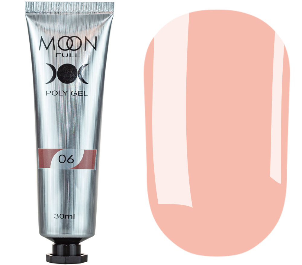 MOON FULL Гель для ногтей POLY GEL №06, 30 мл (туба)