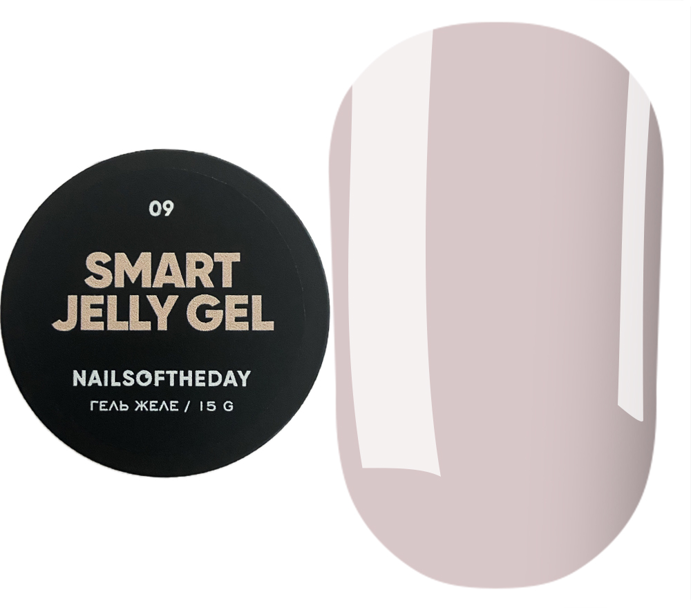 Nails Of The Day Гель для нігтів Smart Jelly gel 09, 15 г Nails Of The Day Гель для нігтів Smart Jelly gel 09, 15 г