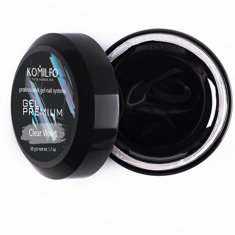 Komilfo Gel Premium Clear Violet, 50 g