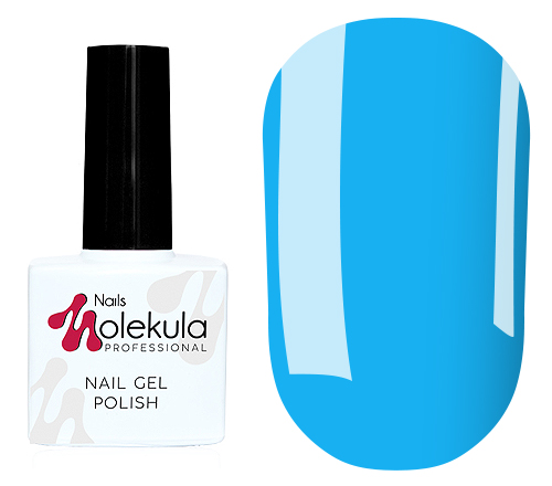 Molekula DISCO gel varnish No. D05 (new formula) (deep blue, neon), 11 ml