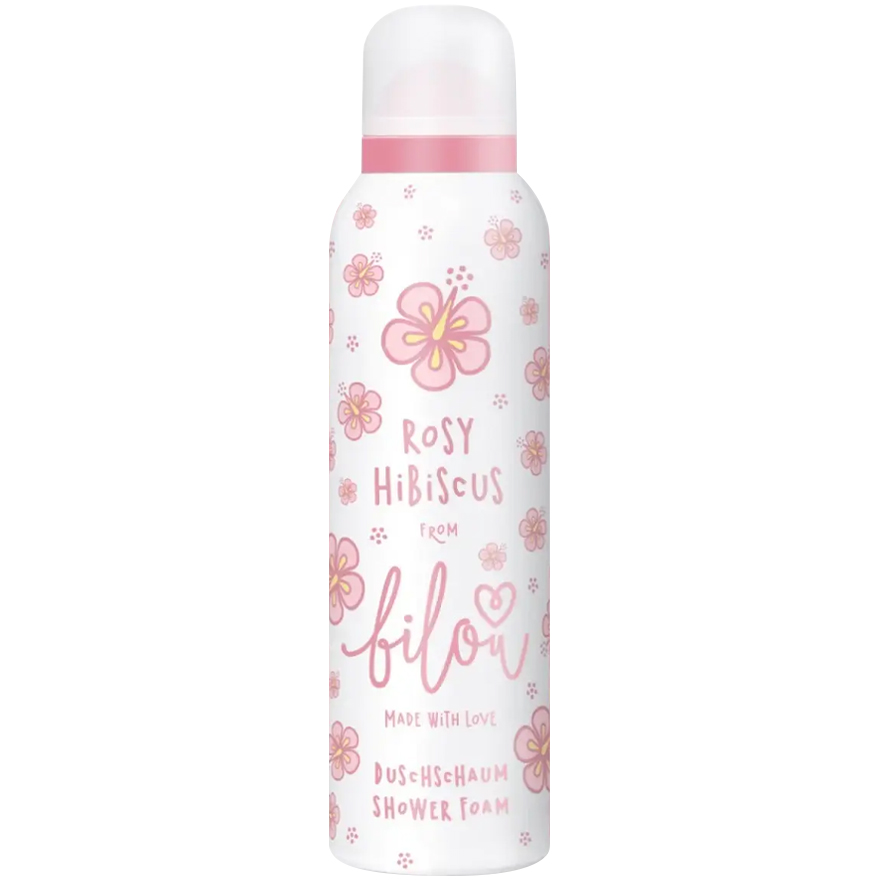 Bilou Rosy Hibiscus Shower Foam, 200 ml
