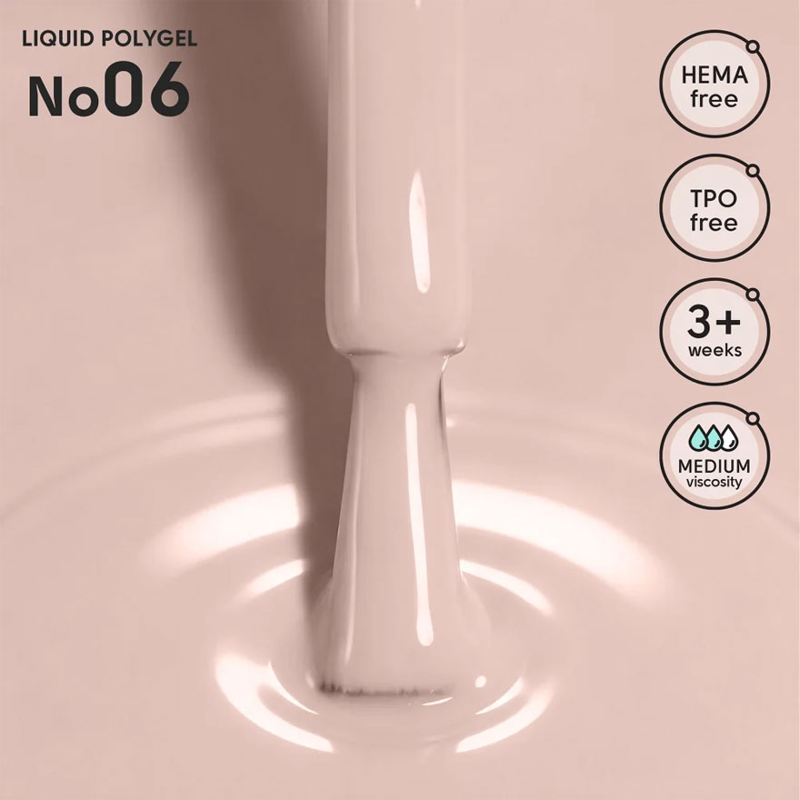 Shelly Жидкий полигель Liquid PolyGel 06, 12 мл