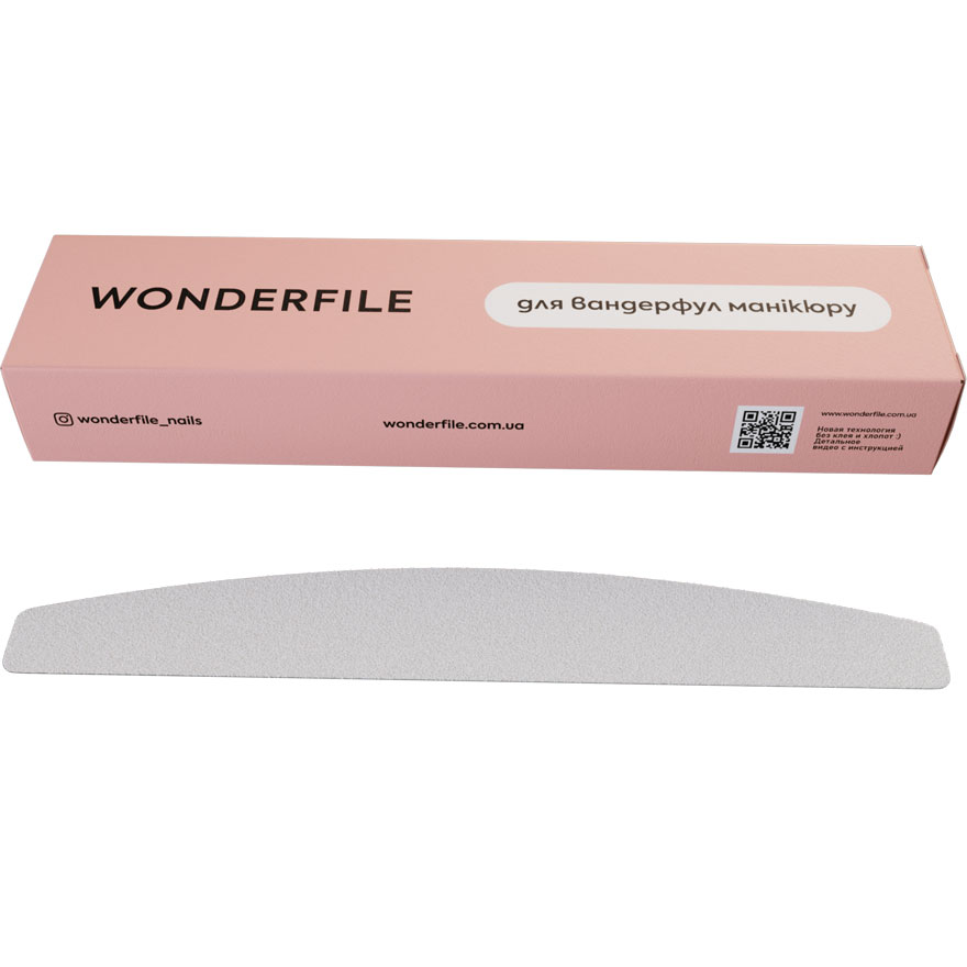 Wonderfile glue files crescent 162/24, 180 gr (50 pcs) Wonderfile glue files crescent 162/24, 180 gr (50 pcs)