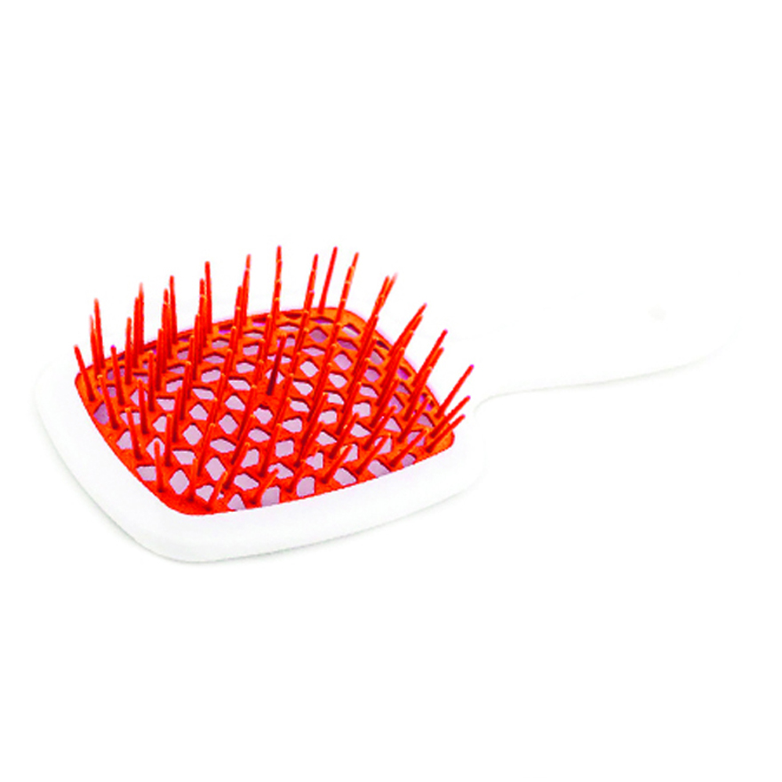Janeke Superbrush Гребінець для волосся Білий з Помаранчевим