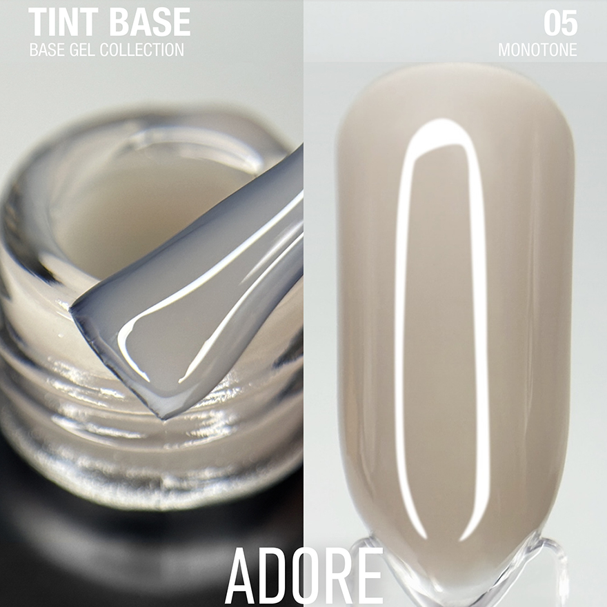 ADORE База для нігтів кольорова Tint Base №05, 15 мл ADORE База для нігтів кольорова Tint Base №05, 15 мл