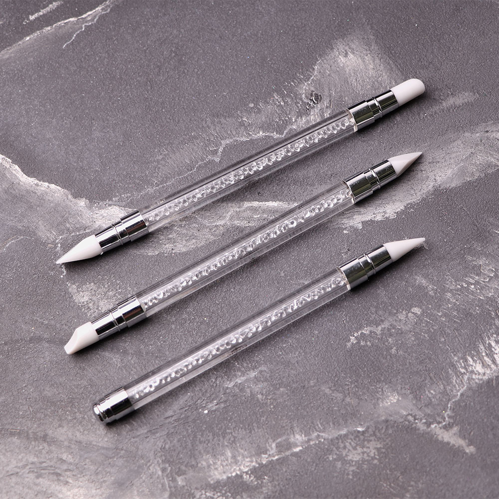 Набір силіконових пензлів Komilfo Silicone Brush Set, 3 шт