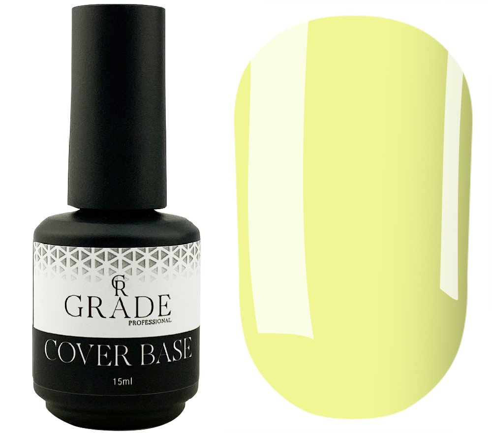 Grade Base for nails Сover base 10 (yellow), 15 ml