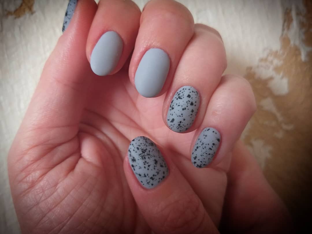 Гель-лак Kira Nails №133 (сіро-блакитний, емаль), 6 мл