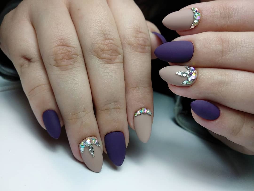 Kira Nails gel varnish No. 149 (dark purple, enamel), 6 ml