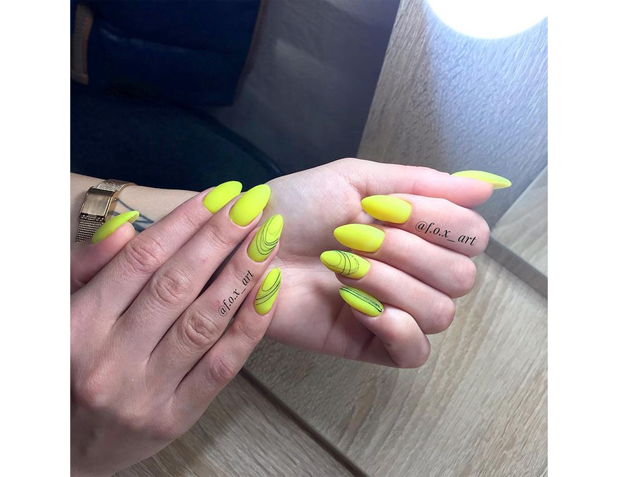 Atica Lemon Drop GPM38 gel-varnish (poisonous yellow, enamel), 7.5 ml
