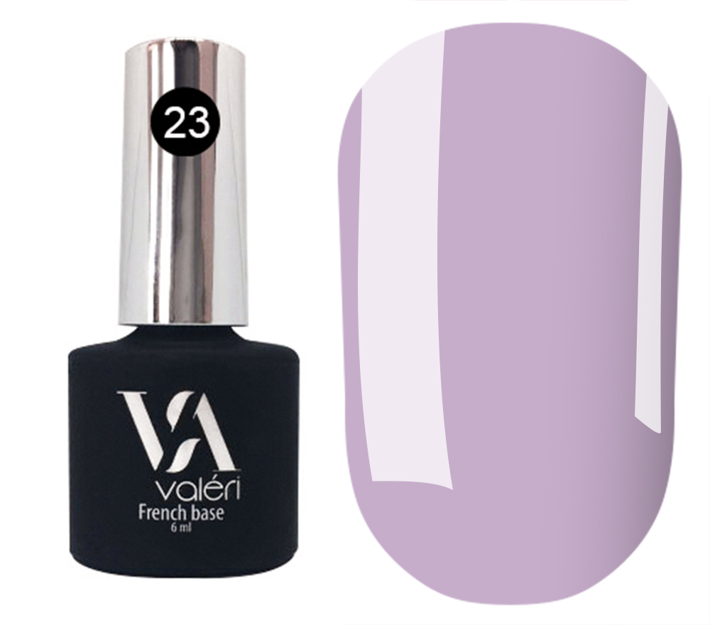 Valeri Nail base French Base 023 (warm light lilac), 6 ml