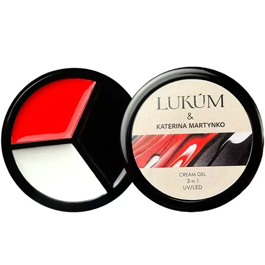 Lukum Гель для нігтів Cream gel 3 in 1, 15 мл