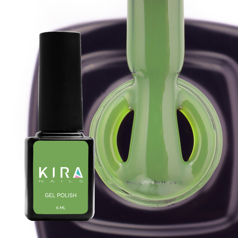 Kira Nails gel varnish No. 190 (asparagus, enamel), 6 ml