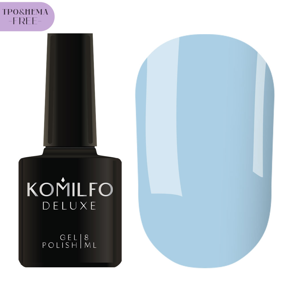 Gel varnish Komilfo DeLuxe Termo C003 (light brown, when heated - bright light green), 8 ml