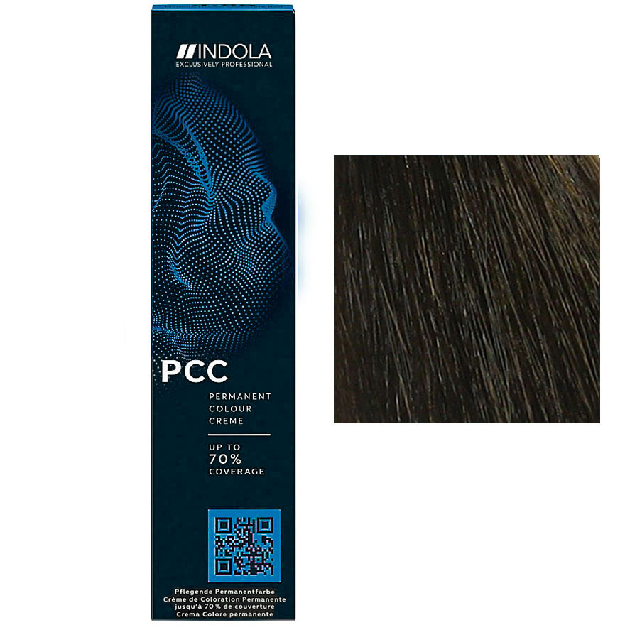 Professional hair dye Indola Profession PCC 5.0 light brown natural, 60 ml