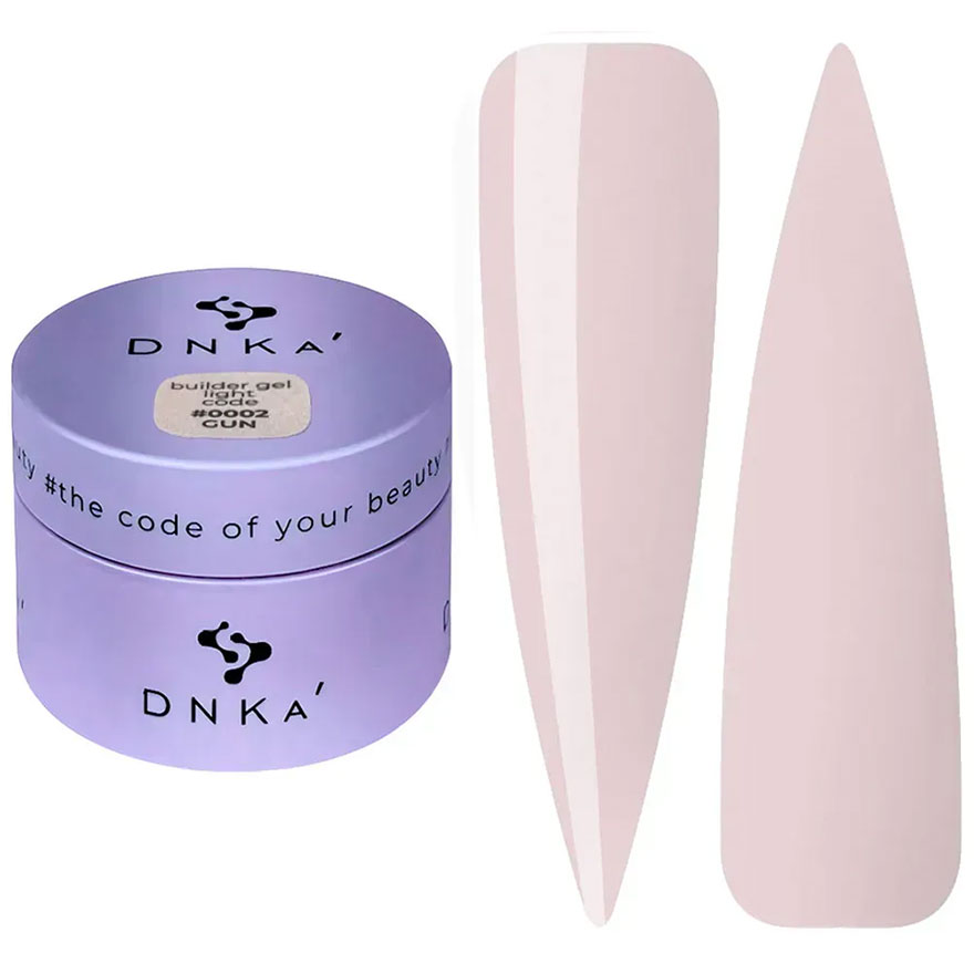 DNKa Гель для ногтей Builder Light Gel 0002 Gun, 30 мл