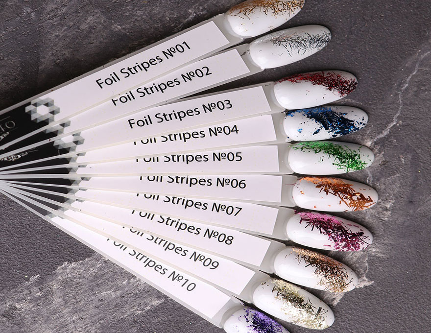 Komilfo Foil Stripes №08 Champagne Gold, (0,2 г)
