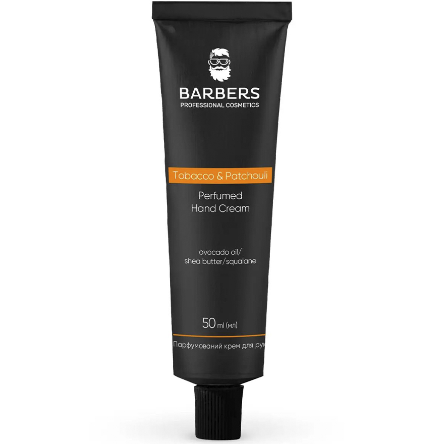 BARBERS Крем парфумований для рук Tobacco & Patchouli Barbers, 50 мл