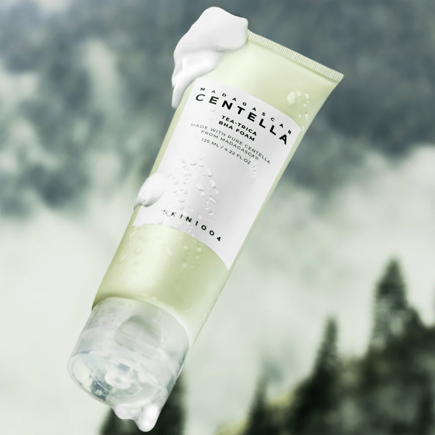 SKIN1004 Пенка очищающая с центеллой и салициловой кислотой Madagascar Centella Tea-Trica Bha Foam, 125 мл