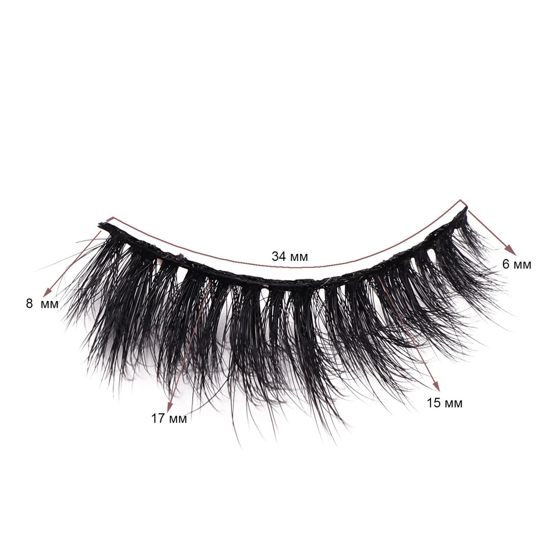ZIDIA Lashes, style Baby Face - багаторазові накладні вії False Mink