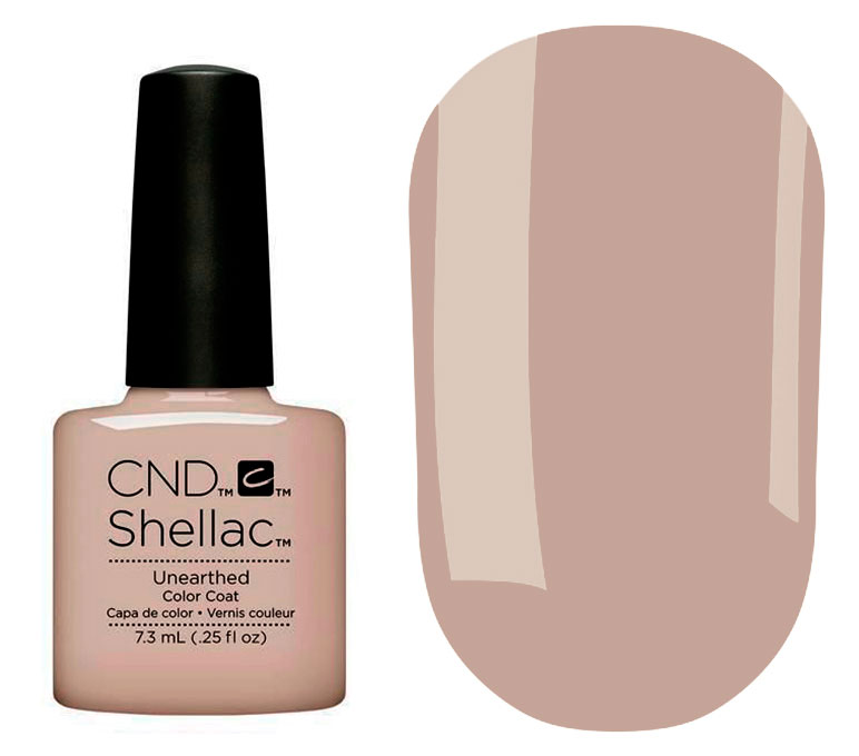 CND Shellac Gel Polish #269 Unmasked (gray-brown, enamel), 7.3 ml