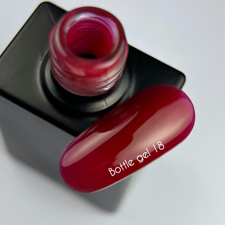 Nails Of The Day Гель для нігтів Bottle Gel №18 (класично червоний), 10 мл Nails Of The Day Гель для нігтів Bottle Gel №18 (класично червоний), 10 мл