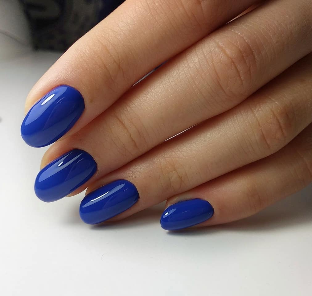 Kira Nails gel varnish No. 156 (bright blue, enamel), 6 ml