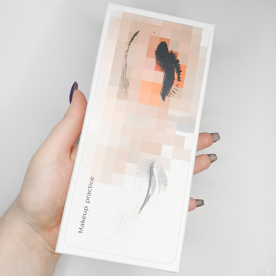 Reusable mask for makeup training