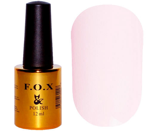 FOX gel varnish No. 018 (lilac-pink, enamel), 12 ml