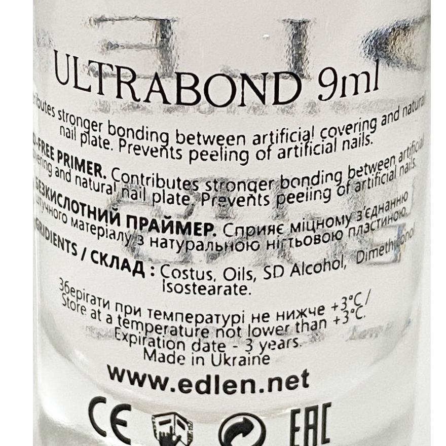 Edlen Ultrabond Acid Free Primer, 9 ml