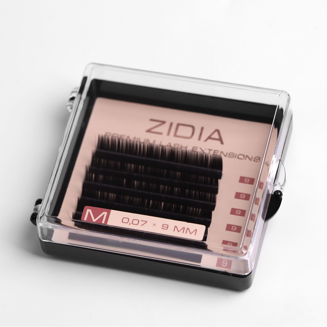 ZIDIA Premium Lash Extensions 6 strips - M0.07 x 9 mm ZIDIA Premium Lash Extensions 6 strips - M0.07 x 9 mm