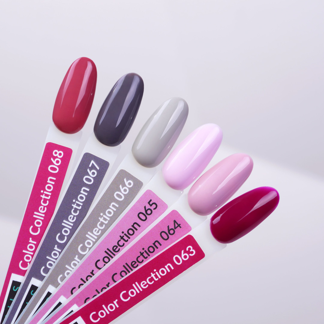 Kira Nails gel-varnish No. 065 (pink-purple, enamel), 6 ml