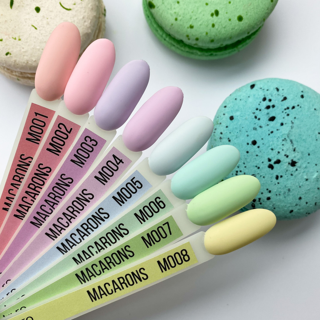 Гель-лак Komilfo Macarons M004 (пастельний бузковий, емаль), 8 мл