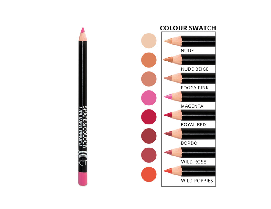 AFFECT Shape & Color - Long Lasting Lip Liner (Nude), 1.2 g AFFECT Shape & Color - Long Lasting Lip Liner (Nude), 1.2 g
